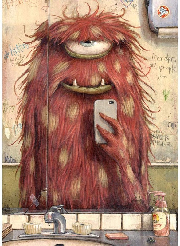 现货包邮 HEYE德国进口益智拼图玩具29897小怪物自拍1000片方盒,玩具/童车/益智/积木/模型,拼图/拼板,淘宝优惠券,粉丝福利购,淘宝优惠卷