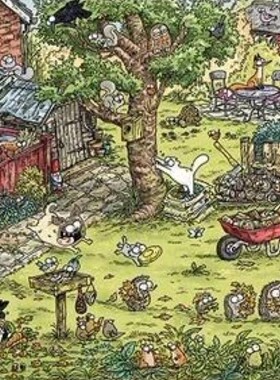 正品包邮 HEYE德国进口益智拼图减压29933花园大冒险1000片三角
