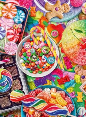 新款包邮 施密特Schmidt德国进口成人益智拼图58961棒棒糖1000片