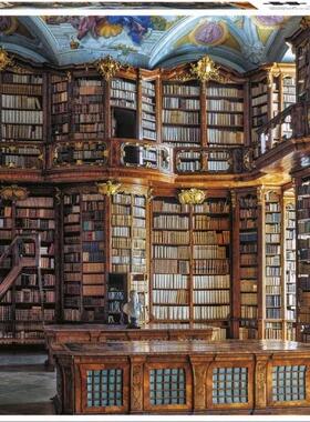 奥地利Piatnik进口益智拼图5561圣弗洛里安修道院图书馆1000片