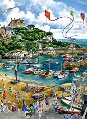 现货包邮 JUMBO荷兰进口成人益智拼图11290 纽奎海港1000片Falcon