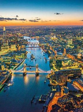 现货包邮西班牙Educa进口成人益智风景拼图16765伦敦鸟瞰图1500片