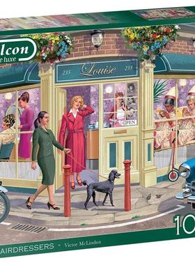 现货包邮 JUMBO荷兰进口成人益智拼图11323美发师1000片Falcon