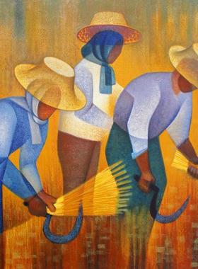 正品包邮 法国Bluebird蓝鸟进口成人益智名画拼图60137丰收1000片