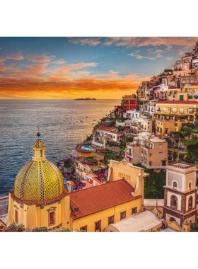 现货包邮 Clementoni意大利进口益智拼图39451阿玛菲海岸1000片