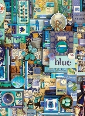 现货包邮 加拿大Cobble Hill 进口益智拼图80150 彩虹 蓝色1000片