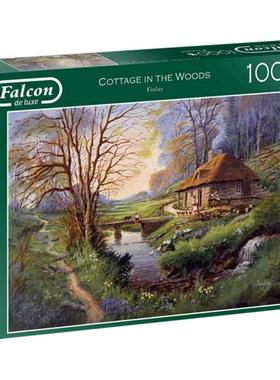 现货包邮 JUMBO荷兰进口成人益智拼图11243 林中小屋1000片Falcon