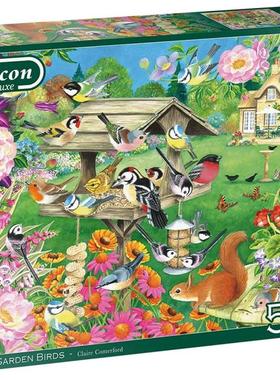 现货包邮 JUMBO荷兰进口成人益智拼图11253夏季花园鸟500片Falcon