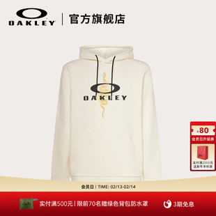 Oakley欧克利蛇年新年秋冬时尚户外连帽休闲卫衣男FOA407527