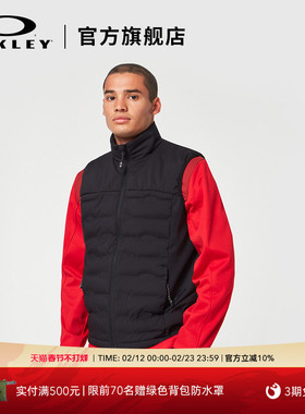 Oakley欧克利滑雪马甲男款保暖红色轻薄滑雪装备FOA403442