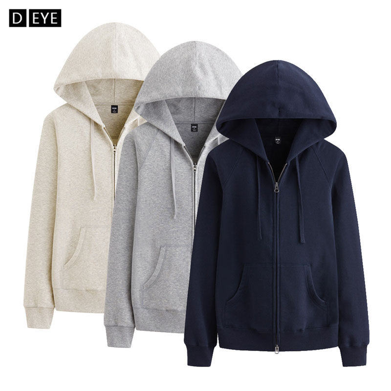 卫衣女开衫2020年春秋纯棉运动休闲带帽上衣连帽拉链宽松薄款外套