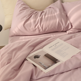 特惠 230双人保暖1.8m床单枕套 出口秋冬加厚60支贡缎磨毛被套200