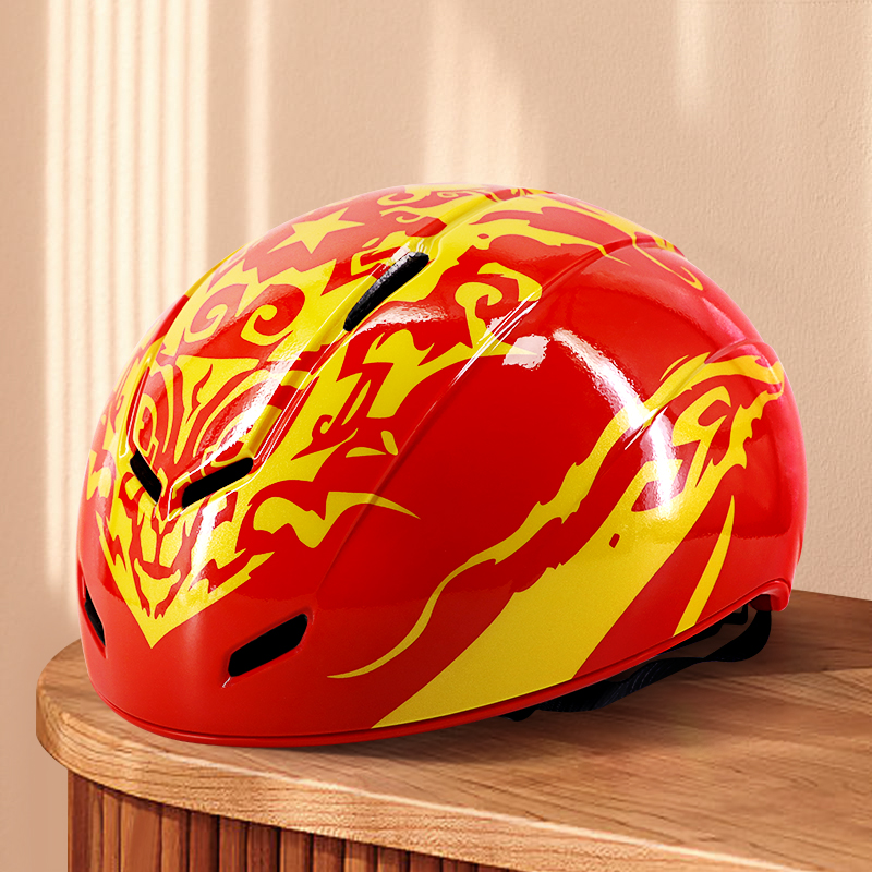 新款专业轮滑成人儿童短道安全头盔速滑滑冰自行车户外运动单车