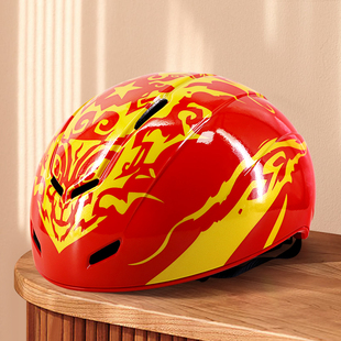 新款专业轮滑成人儿童短道安全头盔速滑滑冰自行车户外运动单车
