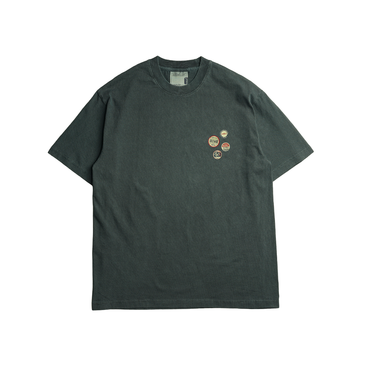 STRL个性徽章印花宽松T恤tee