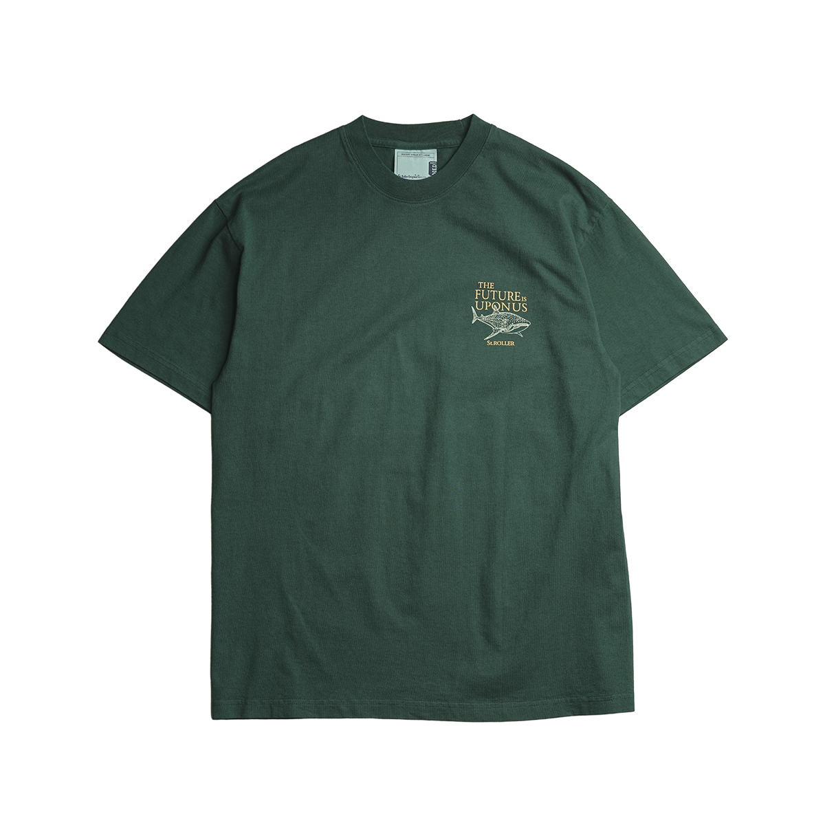 STRL爱护地球系列鲸鱼印花TEE