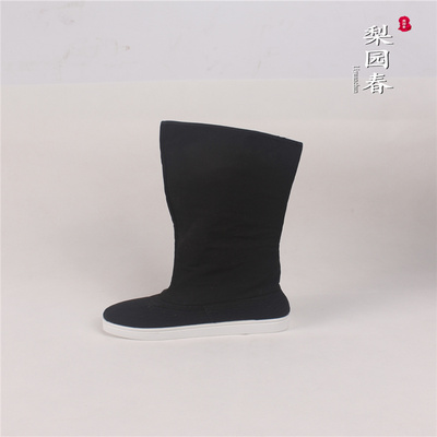 梨园春 戏曲戏剧京剧越剧古装靴子小生鞋厚底靴朝方朝靴高靴马靴