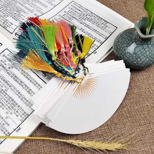 空白绘画卡大中小号书签加厚纸质