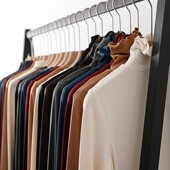 半高冷对对冷圆领针织衫 太好 桑蚕丝发热恒温加绒内搭打底衫 秋冬