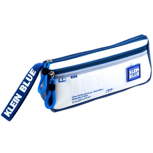 双层大容量笔袋男孩子文艺青年帆布简约日系文具袋男孩款小学生透明文具袋男生女初中高中学生用高颜值铅笔盒