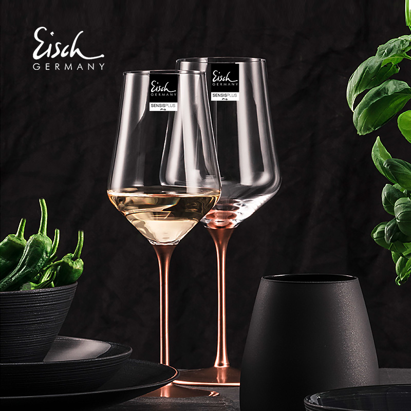 德国eisch手工描金水晶玻璃酒杯