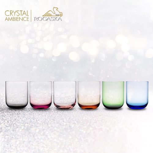 ROGASKA水晶玻璃家用彩色水杯