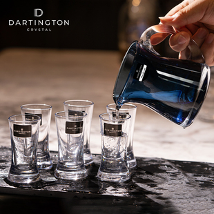 DARTINGTON英国进口水晶白酒杯子分酒器套装 轻奢小酒杯白酒杯套装