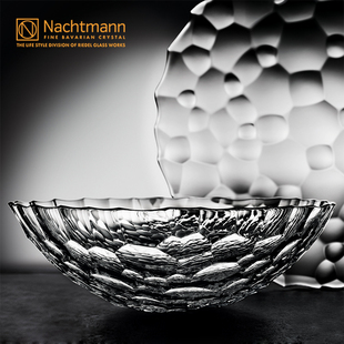 水晶玻璃果盘欧式 德国进口Nachtmann 家用现代客厅摆件创意水果盘