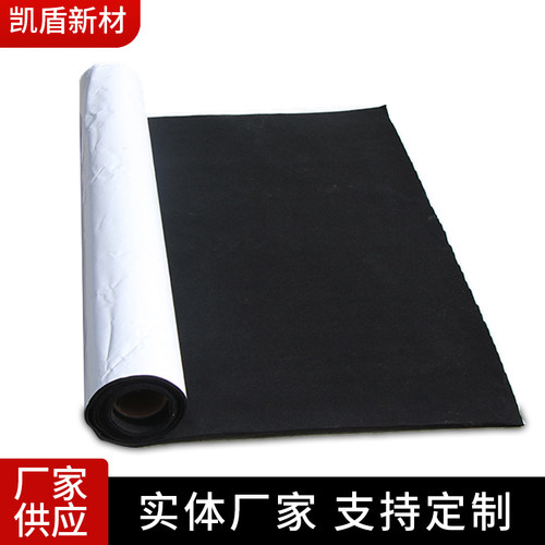 黑色预氧丝防火棉耐高温防烫隔热垫黑色防火复合背胶毡材料
