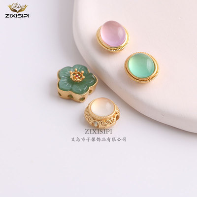 转运珠散珠隔珠diy古法金