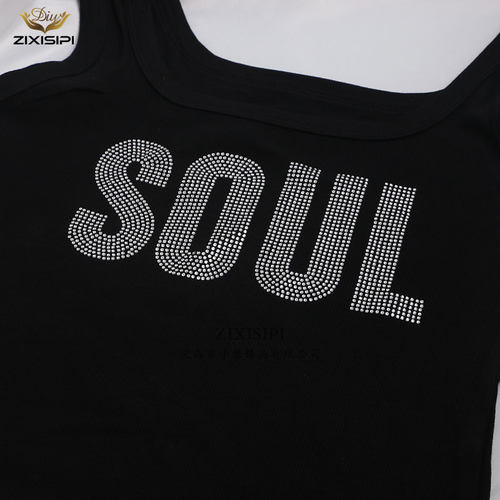 玻璃烫钻SOUL自制贴钻