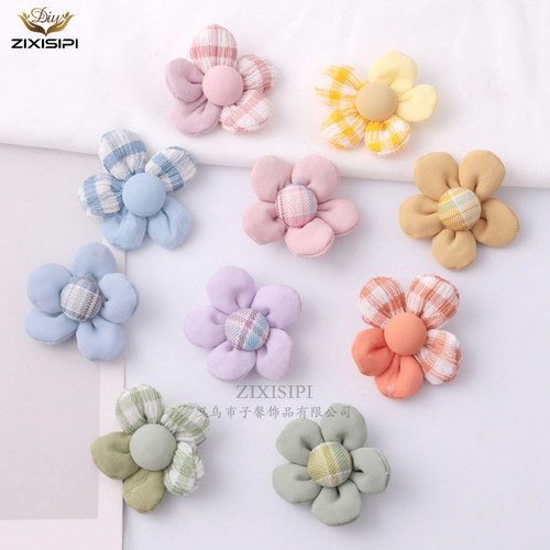 diy韩版布艺迷你花朵清新辅料