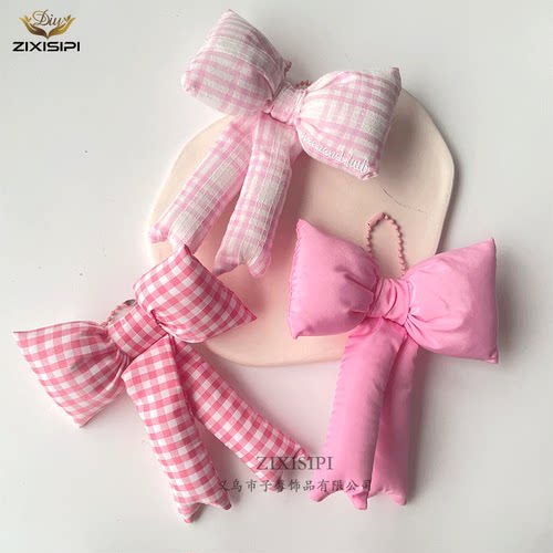 zixisipi布艺充棉蝴蝶结包挂