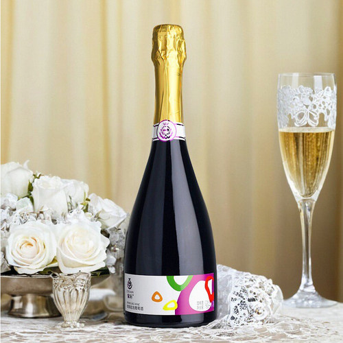 紫轩微醇起泡葡萄酒0.6度酒精度