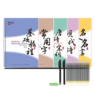 练字帖成人行楷行书速成反复用使用控笔字帖女生漂亮字体初中生高中生大学生练字凹槽字帖男生小清新硬笔书法练字视频教程行书临摹