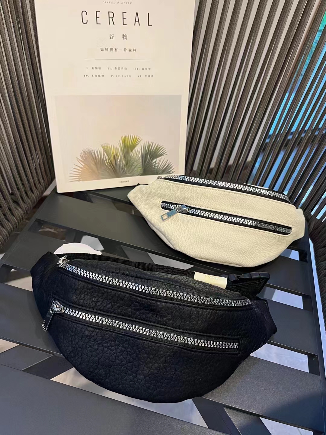 撤柜出库库存白菜价捡漏啦高级感休闲胸包轻便百搭腰包