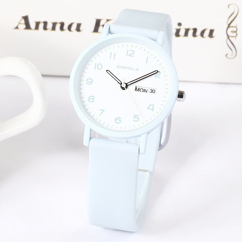 考试专用学院风男女学生硅胶手表