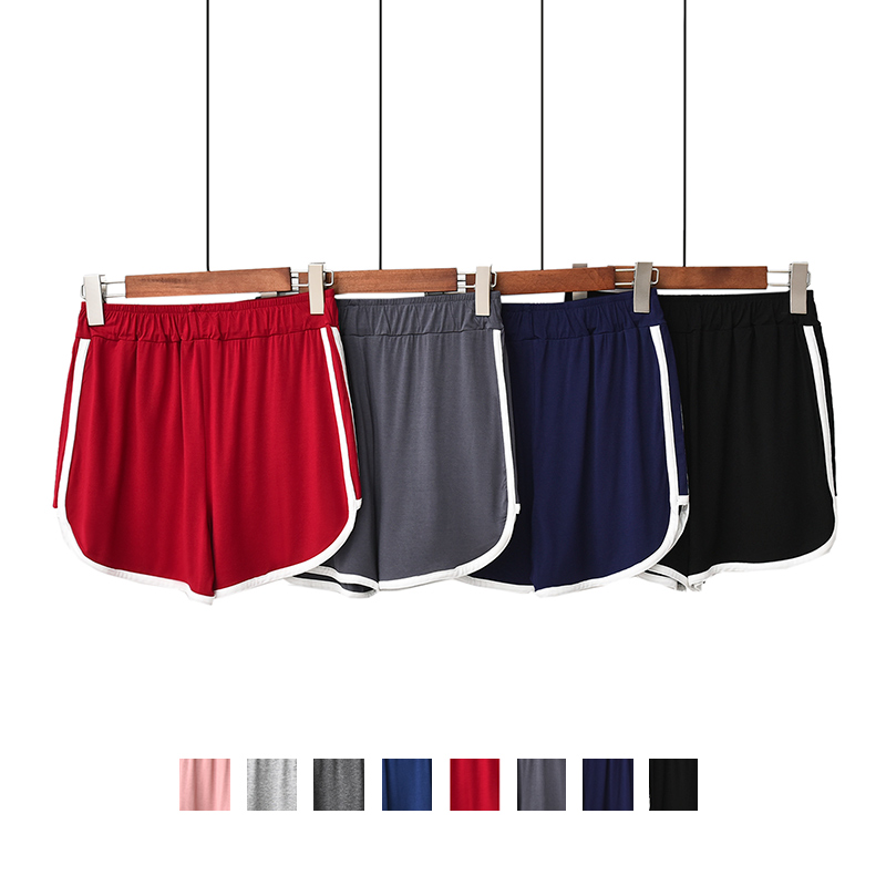 新款女式短裤夏薄款莫代尔健身裤