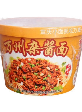 万城一面万州杂酱面桶装