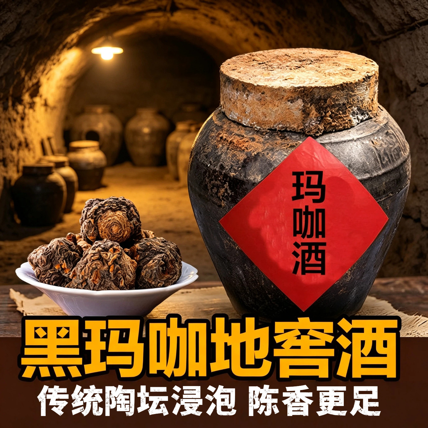 地窖封坛纯粮玛卡浸泡酒十斤40度