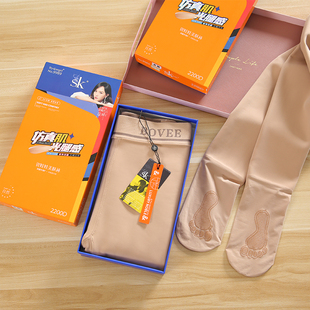 SK光腿神器秋冬仿生肌加绒美腿显瘦打底裤袜脚底防滑点胶款连裤袜