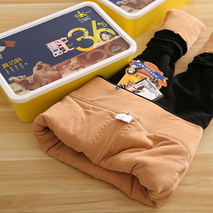 SK9972臻品驼冬季一条过冬御寒保暖裤 驼绒93%天赐保暖踩脚打底裤
