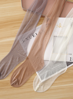 SK8066超薄灰丝T裆哑光无痕丝袜开裆免脱丝滑细腻脚尖透明连裤袜