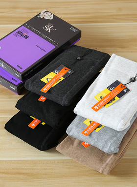 SK7261润肤舒芯棉1600D美腿显瘦竖条纹打底裤2024春秋薄款连裤袜