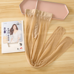 超薄丝袜SK8180雪黛丽0D隐形超薄蚕丝零感袜T裆脚尖透明连裤丝袜