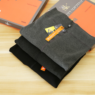 SK7263润肤舒芯棉3000D美腿显瘦竖条纹打底裤 袜 秋冬加绒高弹连裤