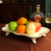 欧式 创意干果盘水果盘陶瓷家用水果盘碗北欧客厅糖果盘小吃点心盘