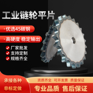 齿数10 节距25.4 50齿 平片 45钢1寸链轮片16A