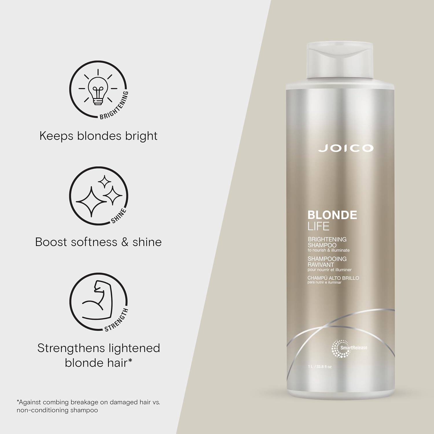 Joico嘉珂Brightening 亮泽金发洗发露1000ml