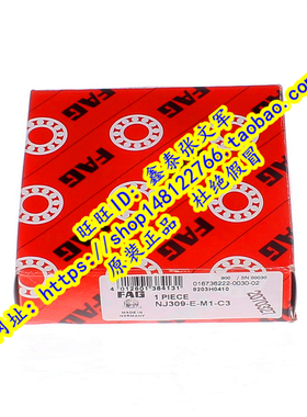 德国FAG原装进口轴承 NJ309E.TVP2 45*100*25  NJ309E.M1 42309